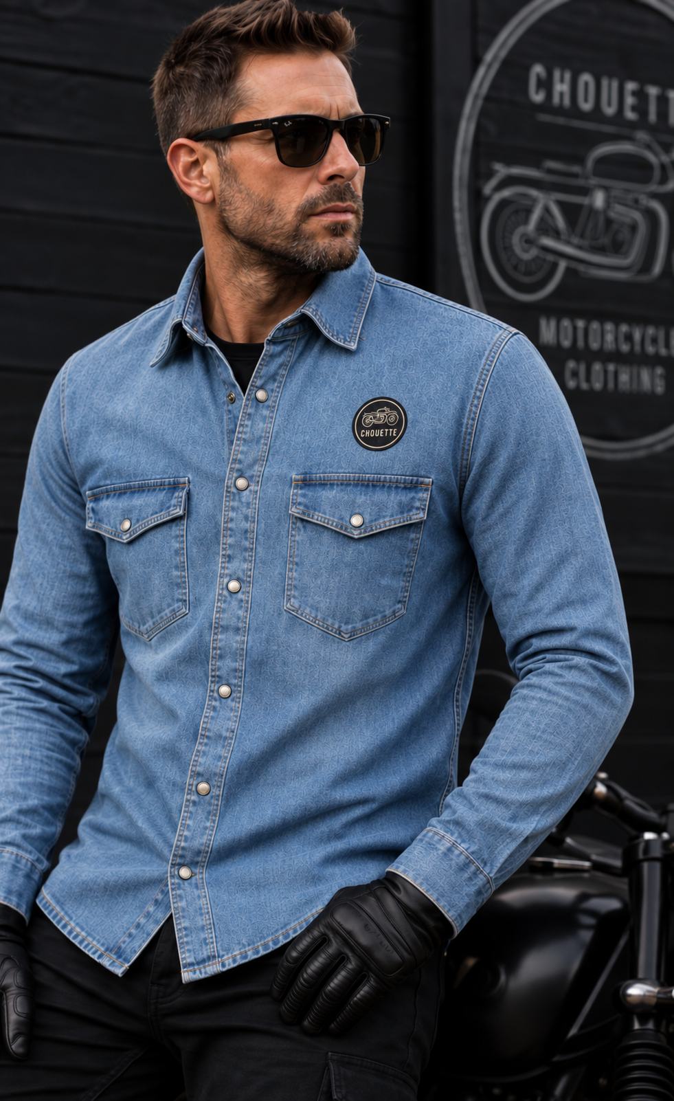 Denim Riding Shirt