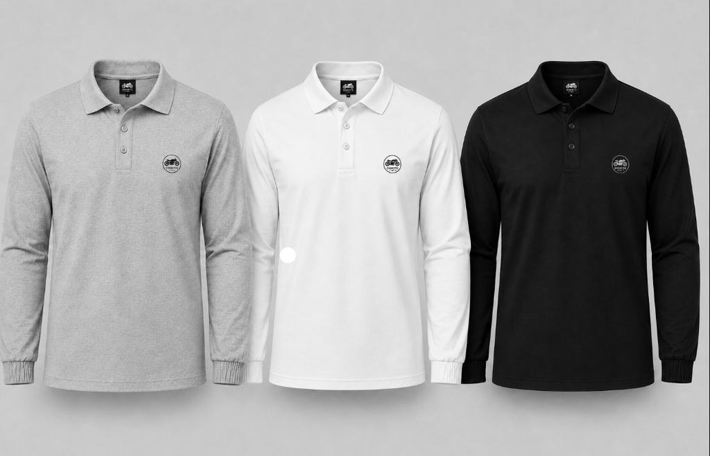 Long Sleeve Cloud Burst Polo